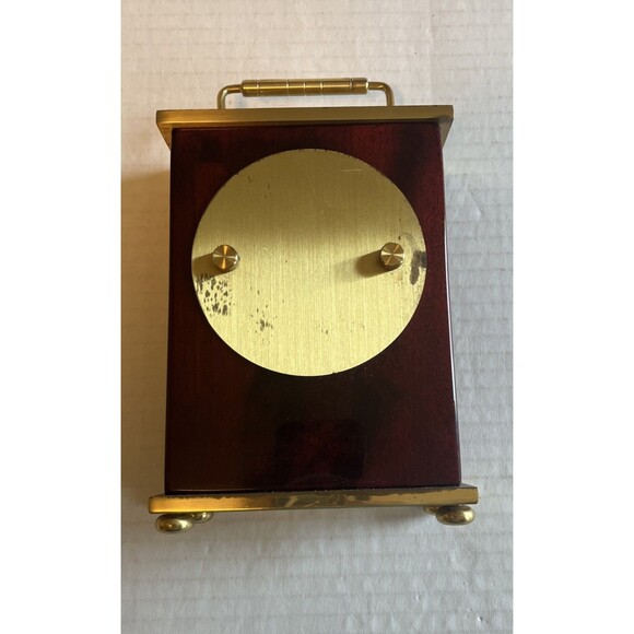 Vintage Howard Miller Rosewood Mantle Clock Model 613-528 Airline Promo Working - Picture 5 of 12